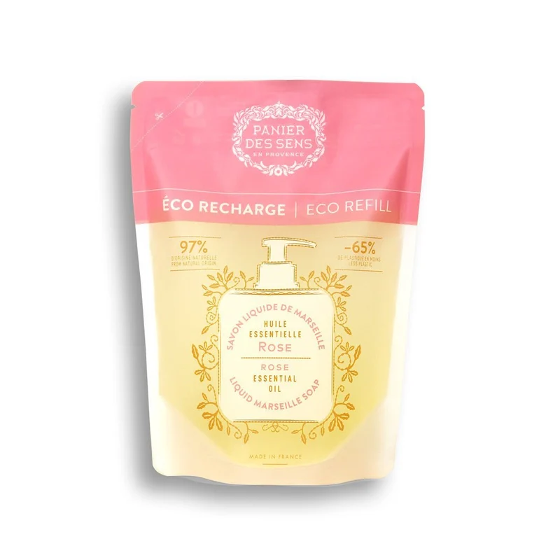 Recharge savon liquide de Marseille - Rose Envoûtante 500ml