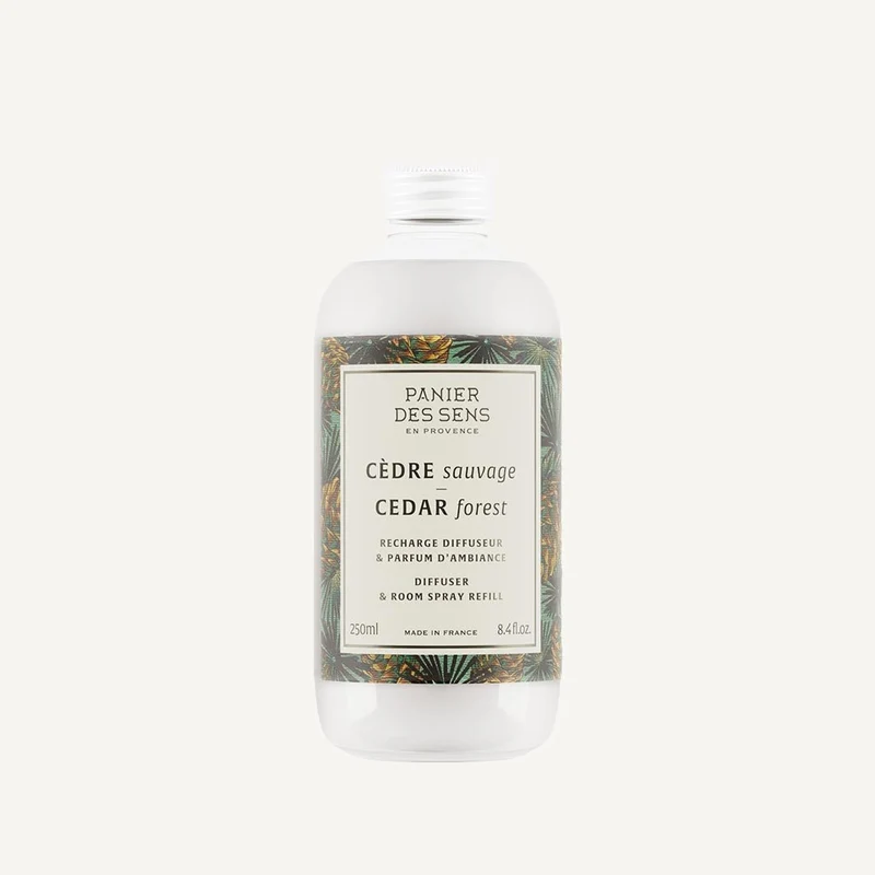 Recharge diffuseur et parfum d'ambiance - Cèdre Sauvage 250ml