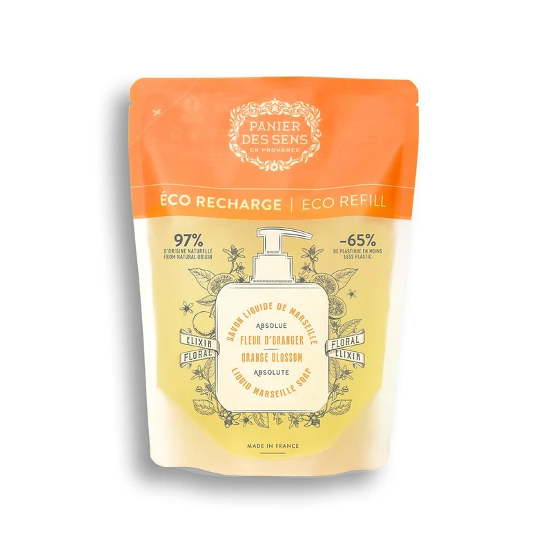 Recharge savon liquide de Marseille - Fleur d'Oranger 500ml